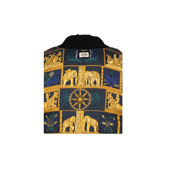 Hermès Wildleder-Steppmantel – 90er Jahre - Image 5