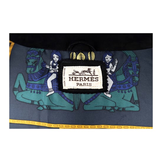 Hermès Wildleder-Steppmantel – 90er Jahre - Image 6