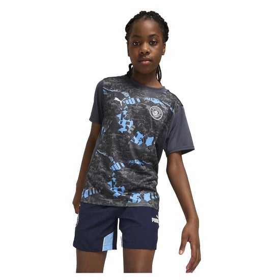 Puma - "Prematch 24/25" Fußballtrikot für Kinder, Manchester City FC (Kühles Grau) - Image 1