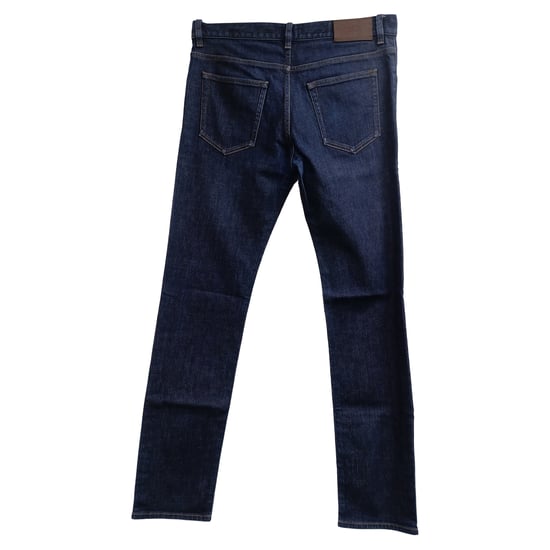 Prada Mid-Waist Slim-Fit Jeans aus blauer Baumwolldenim - Image 2
