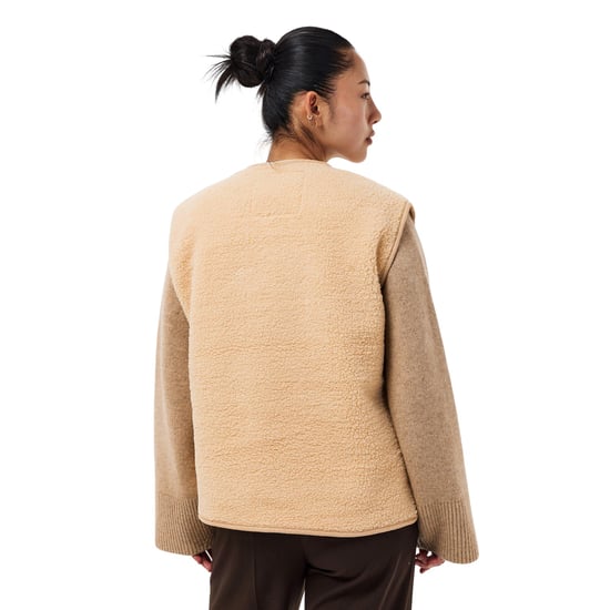 Threadbare - "Itoje" Weste für Damen, Teddyfleece (Ecru) - Image 4