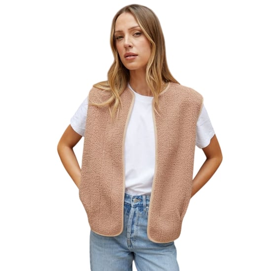 Threadbare - "Niya" Weste für Damen, Leicht, Teddyfleece (Mauve) - Image 2