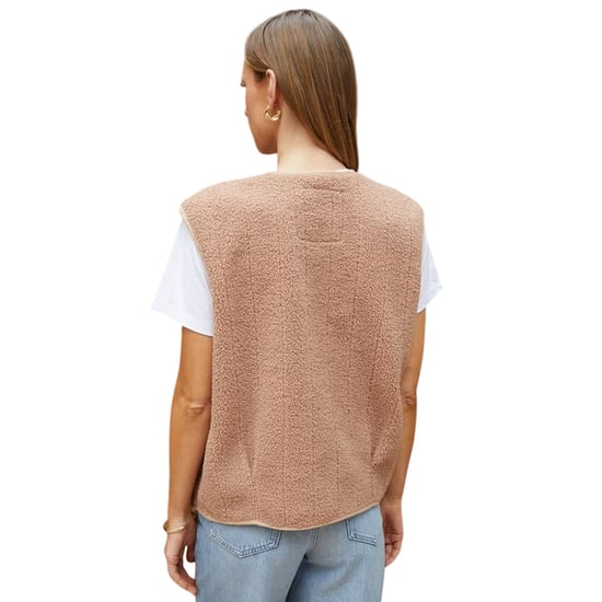 Threadbare - "Niya" Weste für Damen, Leicht, Teddyfleece (Mauve) - Image 3