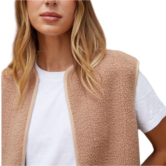 Threadbare - "Niya" Weste für Damen, Leicht, Teddyfleece (Mauve) - Image 4