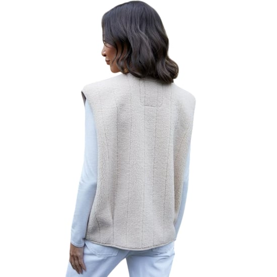 Threadbare - "Niya" Weste für Damen, Leicht, Teddyfleece (Ecru) - Image 3