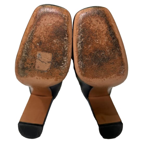 Celine Hohe Reitstiefel aus schwarzem Leder - Image 5