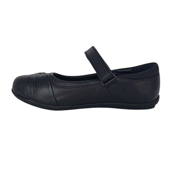 Pretty Green - "Loreto" Schul-Uniform-Schuhe für Mädchen, Leder, gepolstert, Flach (Schwarz) - Image 3