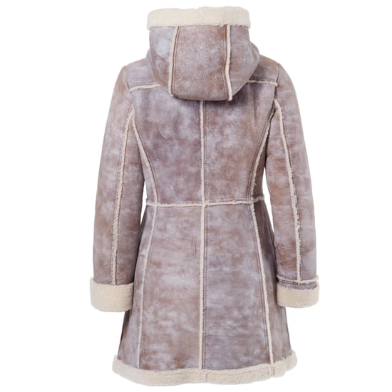 Prada Damen-Lammfellmantel mit Kapuze – 2000er Jahre - Image 3