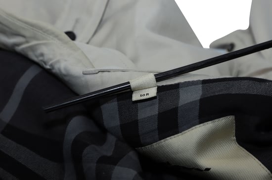 Burberry Gabardine Harrington-Jacke aus beigem Baumwollstoff - Image 3