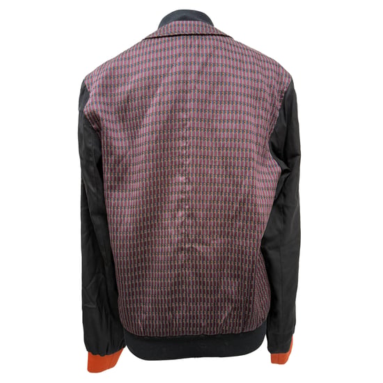 Lanvin Gemusterte Überzieh-Bomberjacke aus Multicolor-Polyester - Image 3