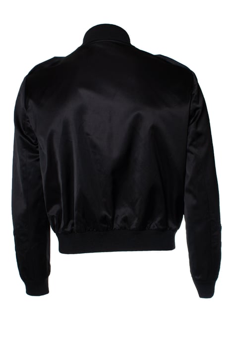 Saint Laurent, Bomberjacke für Militäroffiziere aus Satin - Image 2