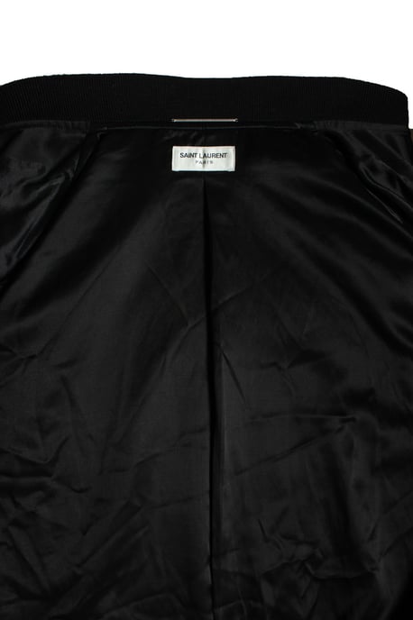 Saint Laurent, Bomberjacke für Militäroffiziere aus Satin - Image 6