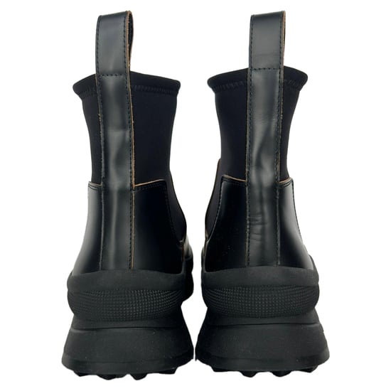Jil Sander Chelsea Stiefeletten aus schwarzem Leder - Image 3