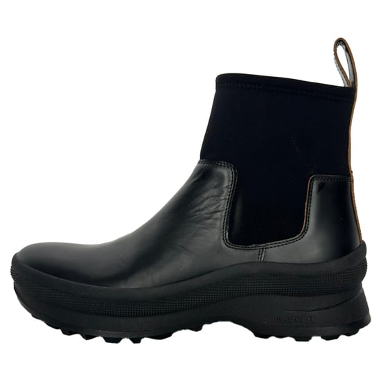 Jil Sander Chelsea Stiefeletten aus schwarzem Leder - Image 4