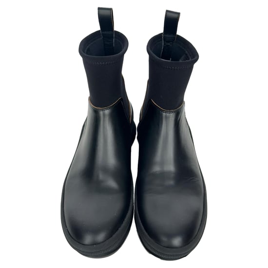 Jil Sander Chelsea Stiefeletten aus schwarzem Leder - Image 5