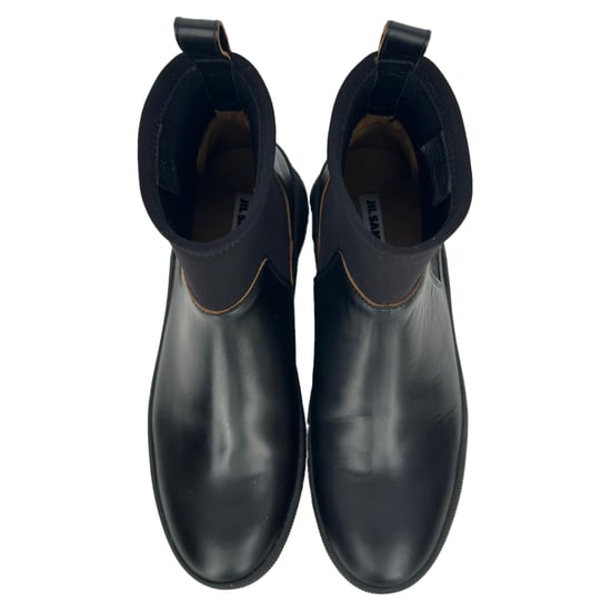 Jil Sander Chelsea Stiefeletten aus schwarzem Leder - Image 6