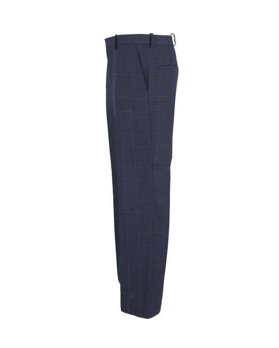 Balenciaga Karierten Hosen aus blauer Baumwolle - Image 2