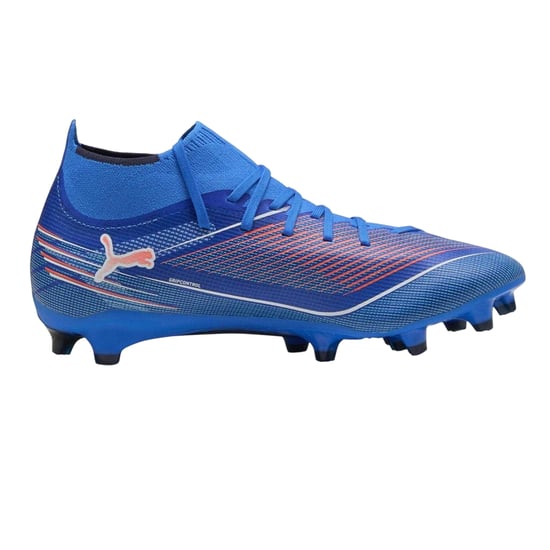Puma - "Ultra Match+" Fußballschuhe mit festem Boden für Damen (Blau/Weiß) - Image 1