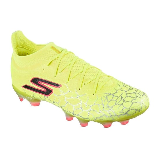 Skechers - "Skx 01 Elite" Fußballschuhe mit festem Boden für Jungen, niedrig geschnitten (Gelb/Schwarz) - Image 3
