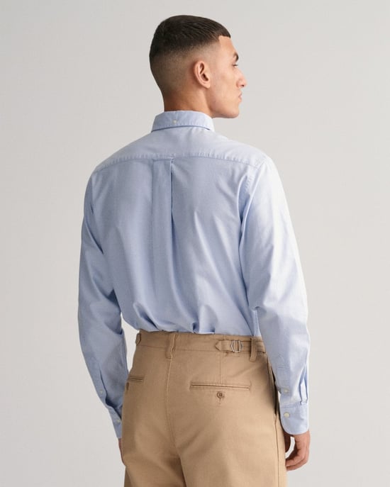 GANT Mens Regular Fit Long Sleeve Oxford Shirt - Image 2