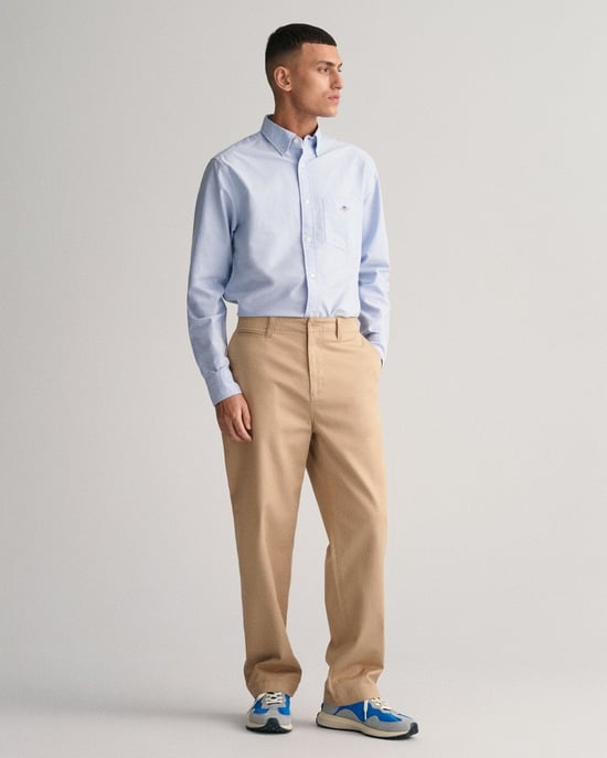GANT Mens Regular Fit Long Sleeve Oxford Shirt - Image 6