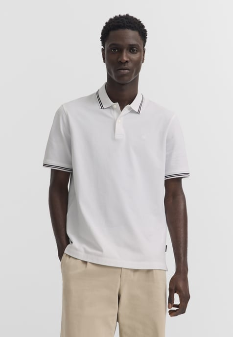 Bugatti Herren Polo-Shirt Baumwoll-Piqué Kurzarm Polokragen - Image 1