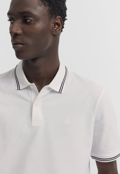 Bugatti Herren Polo-Shirt Baumwoll-Piqué Kurzarm Polokragen - Image 5