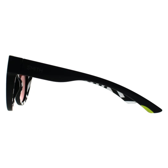 Smith Crusader S37 X6 schwarz weißes Muster chromapop Sonne rot Spiegel Sonnenbrille - Image 3