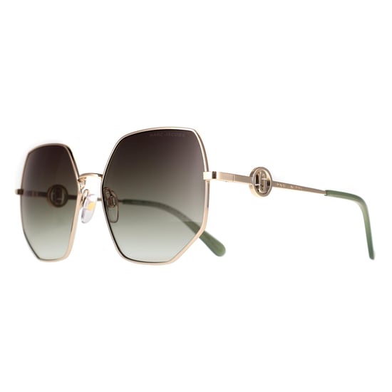 Marc Jacobs MARC 730/S PEF Sonnenbrille aus 9K-Gold mit grünem Farbverlauf - Image 2