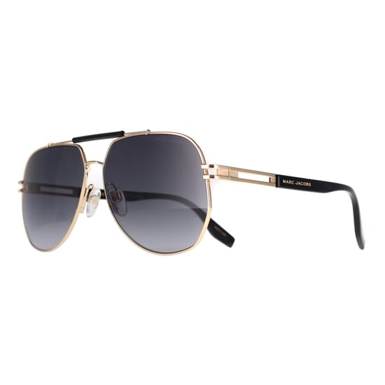 Marc Jacobs MARC 673/S 807 9O Sonnenbrille in Schwarz mit dunkelgrauem Farbverlauf - Image 2