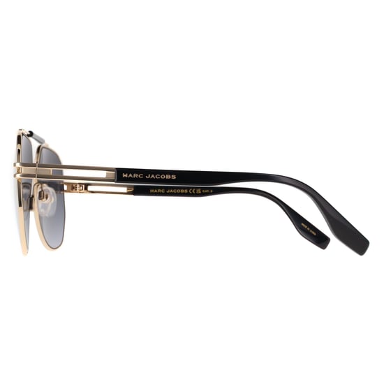 Marc Jacobs MARC 673/S 807 9O Sonnenbrille in Schwarz mit dunkelgrauem Farbverlauf - Image 3