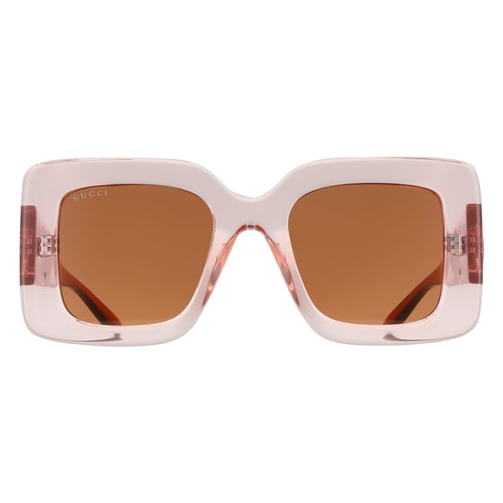 Gucci GG2025S 004 Sonnenbrille transparent rosa braun - Image 1
