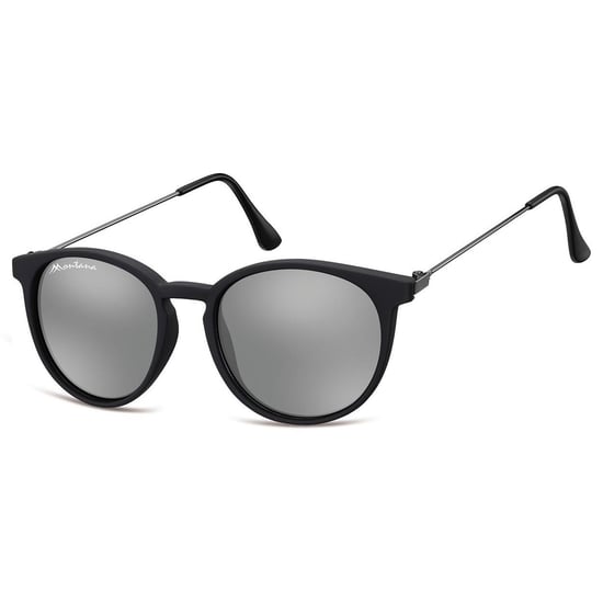 Montana MS33 Sonnenbrille mit verspiegelten Gläsern in mattem Schwarz-Grau - Image 1