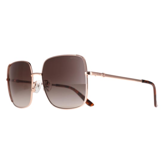 Guess GU00194 28F Sonnenbrille mit glänzendem Roségold-Braun-Farbverlauf - Image 2