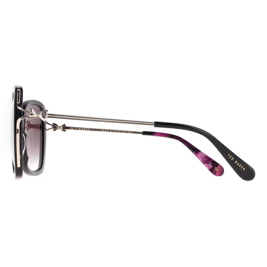 Ted Baker TB1773 Vallie 001 glänzend schwarz dunkelgrau mit Farbverlauf Sonnenbrille - Image 3