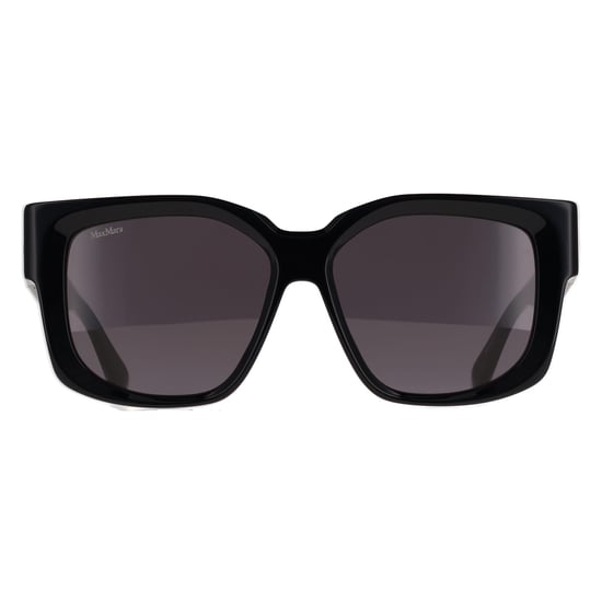 Max Mara MM0145 Glimpse 7 01A Sonnenbrille in Schwarz-Rauchgrau - Image 1
