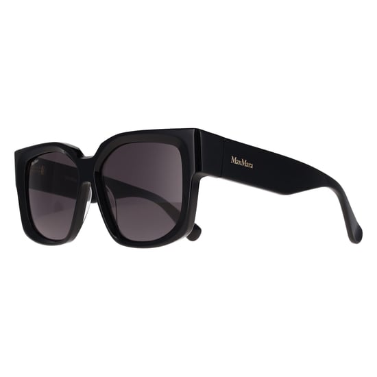 Max Mara MM0145 Glimpse 7 01A Sonnenbrille in Schwarz-Rauchgrau - Image 2