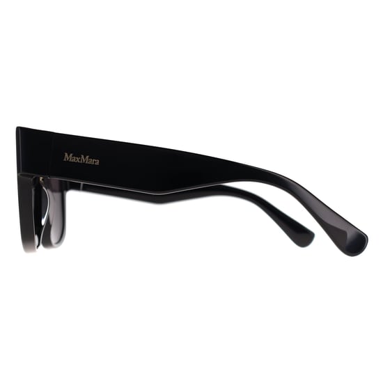 Max Mara MM0145 Glimpse 7 01A Sonnenbrille in Schwarz-Rauchgrau - Image 3