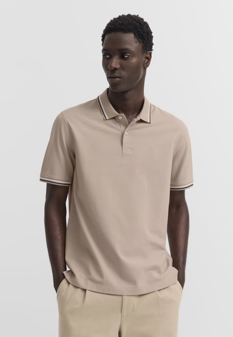 Bugatti Herren Polo-Shirt Baumwoll-Piqué Kurzarm Polokragen - Image 1