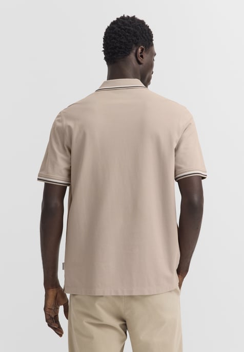 Bugatti Herren Polo-Shirt Baumwoll-Piqué Kurzarm Polokragen - Image 2