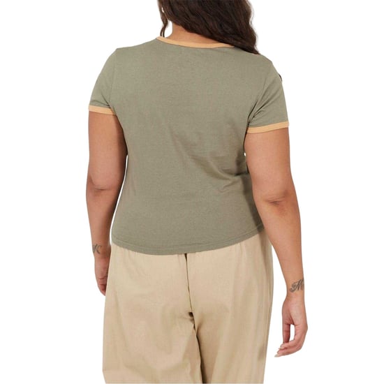 Brave Soul - T-Shirt für Damen, Rundhalsausschnitt, Plus (Khaki/Camel) - Image 3
