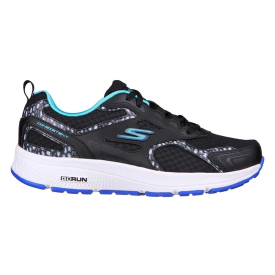 Skechers - Logo Schuhe für Damen, Niedrig geschnitten (Schwarz/Minzgrün) - Image 3