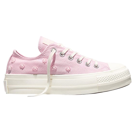 Converse - "Chuck Taylor" Schuhe mit Plattform-Sohlen für Damen, Canvas (Blüte) - Image 1