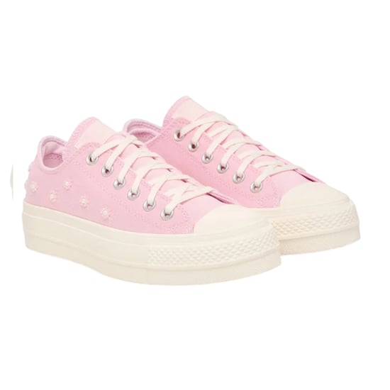 Converse - "Chuck Taylor" Schuhe mit Plattform-Sohlen für Damen, Canvas (Blüte) - Image 3
