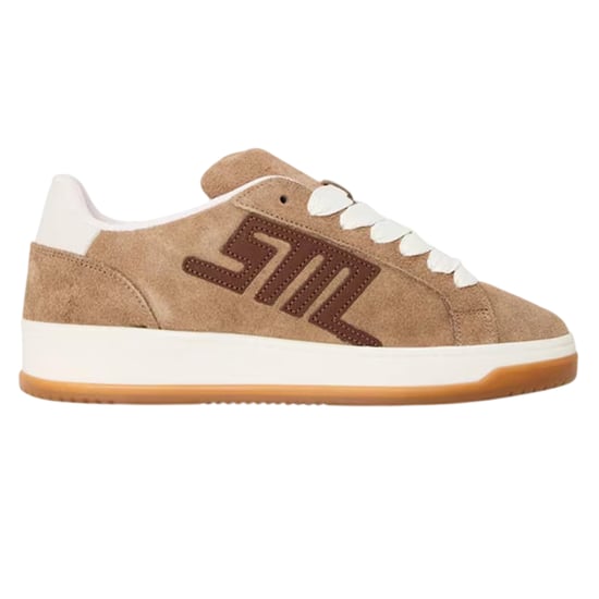 Steve Madden - "Alysha" Logo Sneaker für Damen, Zum Schnüren (Braungrau/Braun) - Image 1