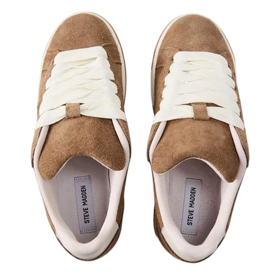 Steve Madden - "Alysha" Logo Sneaker für Damen, Zum Schnüren (Braungrau/Braun) - Image 3