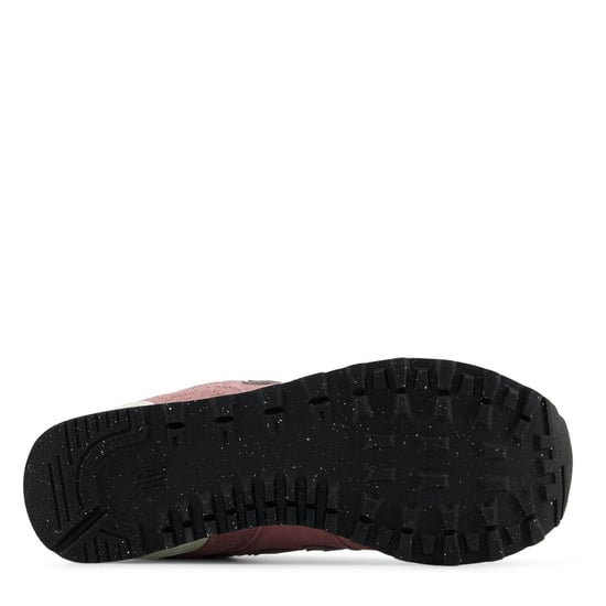 New Balance - "574" Sneaker für Damen, Wildleder, Keilabsatz (Pink) - Image 3