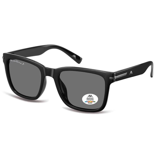 Montana MP183 – polarisierte Sonnenbrille in glänzendem Schwarz-Grau - Image 2