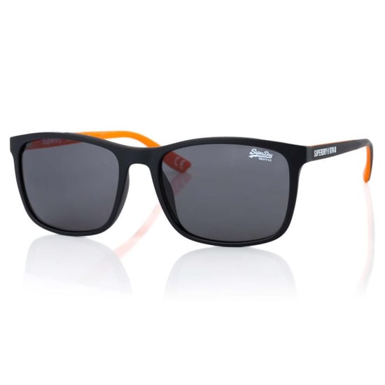 Superdry SDS Hacienda 104 Sonnenbrille, schwarz außen, orange innen, dunkelgrau - Image 2