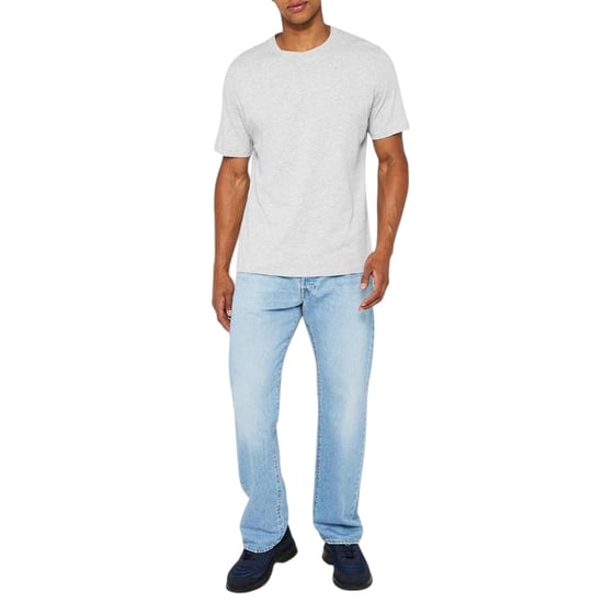 Donnay - T-Shirt für Herren, Rundhalsausschnitt (3er-Pack) (Weiß/Grau meliert) - Image 2